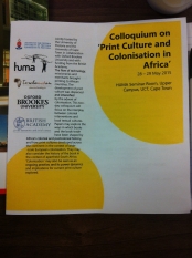 Image for Print Culture and Colonisation in Africa